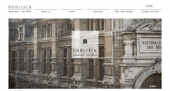 Desktop Screenshot of deblocklaw.com